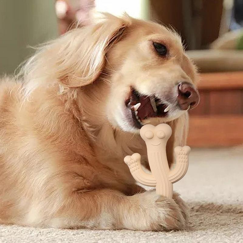 KFX-3258045 Ultra Durable Cactus Dog Chew Toy for Puppies, Medium & Large Dogs - Interactive and Nearly Indestructible Design