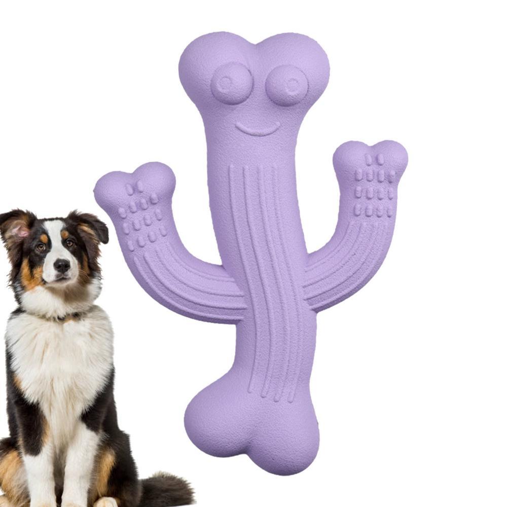 KFX-3258045 Ultra Durable Cactus Dog Chew Toy for Puppies, Medium & Large Dogs - Interactive and Nearly Indestructible Design