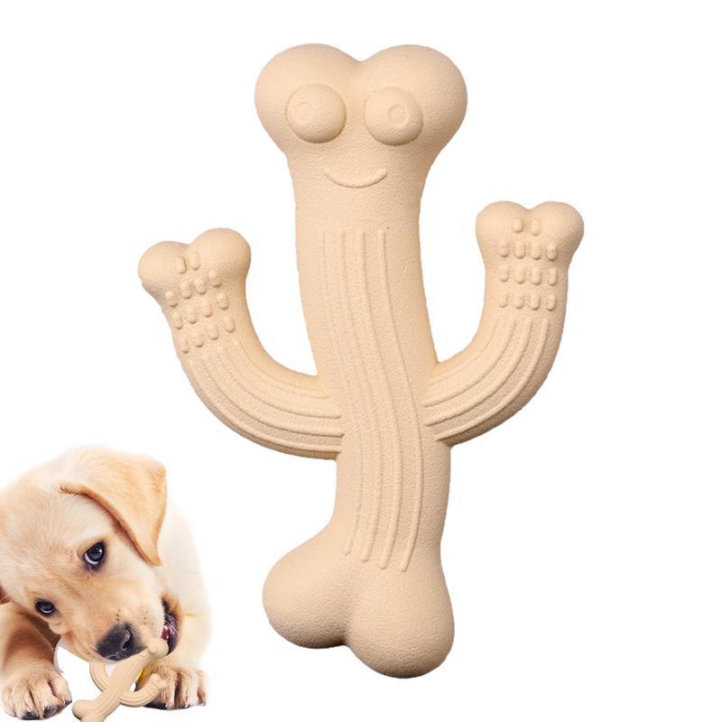 KFX-3258045 Ultra Durable Cactus Dog Chew Toy for Puppies, Medium & Large Dogs - Interactive and Nearly Indestructible Design