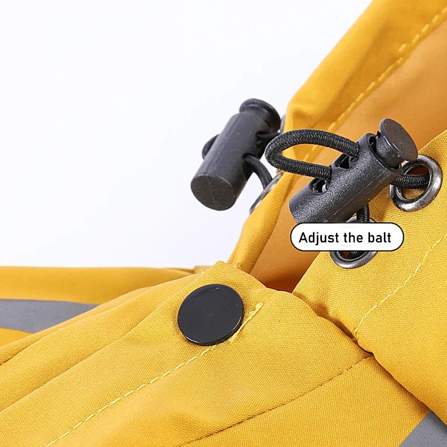 KFX-3260221 Four-Legged Waterproof Raincoat for Small Dogs and Cats, Stylish Pet Outing Clothing