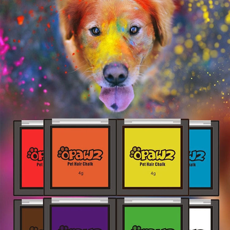 KFX-3263805 Cute Pet Blush Stain Coloring Powder - Safe, Odorless & Non-Irritating, Various Colors 4g