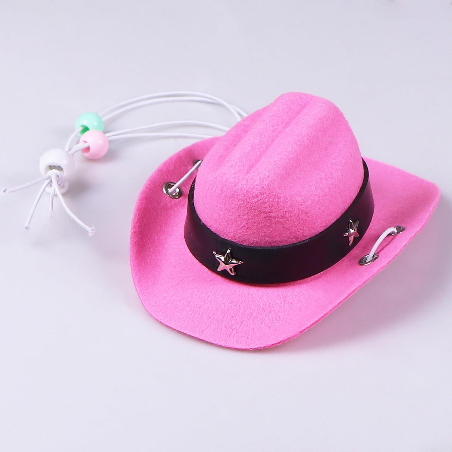 KFX-3264701 Pet Cowboy Costume Set with Hat and Bandana for Cats and Kittens, Ideal for Halloween and Cosplay Events