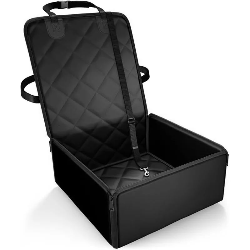 KFX-3265341 Non-Slip Dog Front Seat Pad with Anti-Dirt Design, Durable Pet Car Accessory, Easy to Clean, 42x42x20cm
