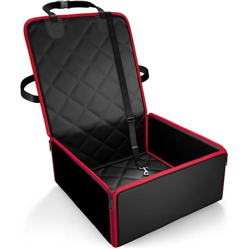 KFX-3265341 Non-Slip Dog Front Seat Pad with Anti-Dirt Design, Durable Pet Car Accessory, Easy to Clean, 42x42x20cm