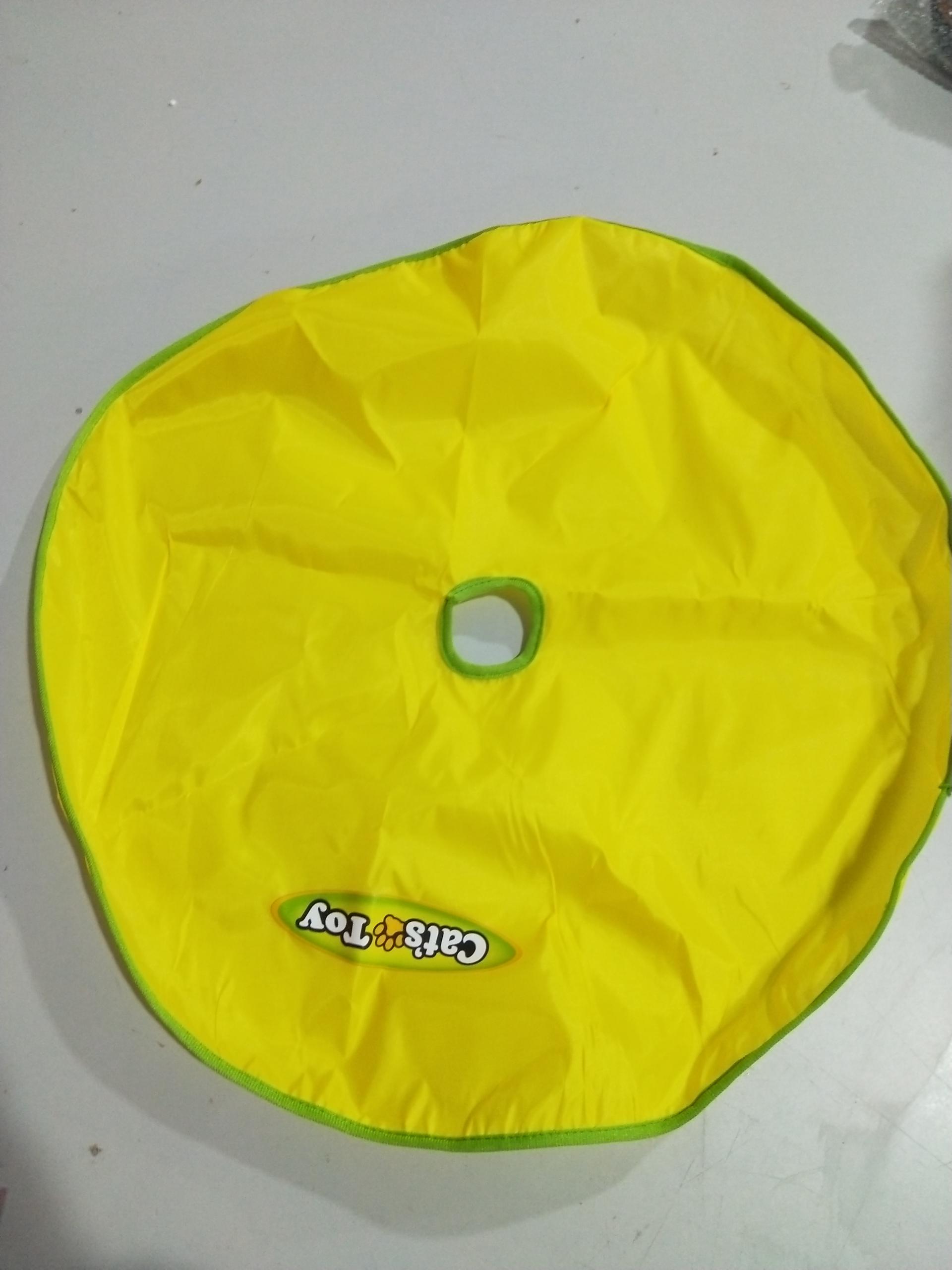 KFX-3267133 Four-Speed Electric Amusement Plate for Cats with Rotating Toy and Adjustable Speed