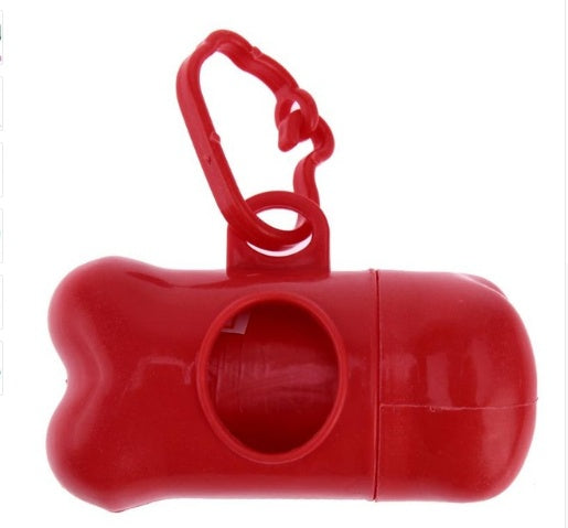 KFX-3268541 Portable Pet Waste Bag Dispenser with Bone Design for Easy Clean-Up Outdoors