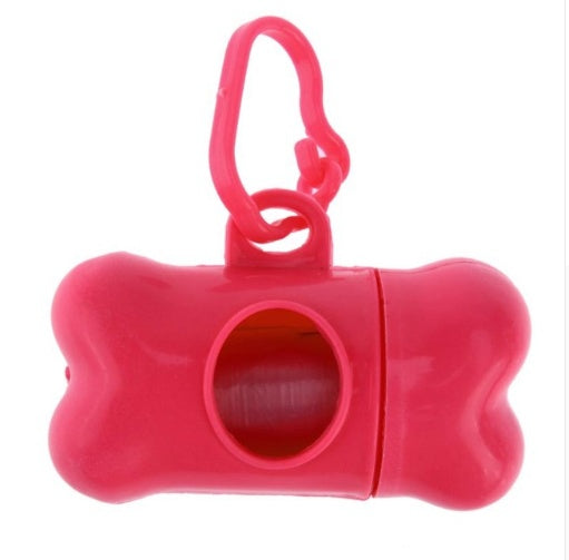 KFX-3268541 Portable Pet Waste Bag Dispenser with Bone Design for Easy Clean-Up Outdoors