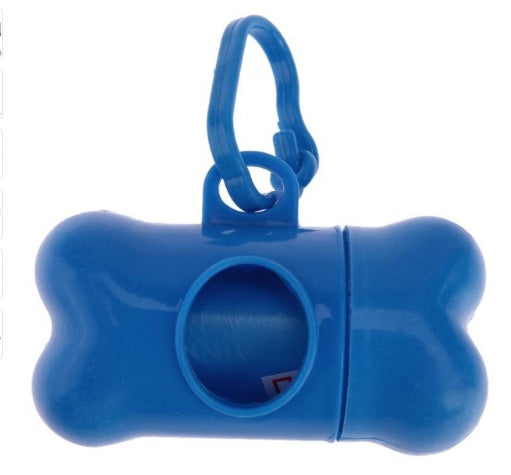 KFX-3268541 Portable Pet Waste Bag Dispenser with Bone Design for Easy Clean-Up Outdoors