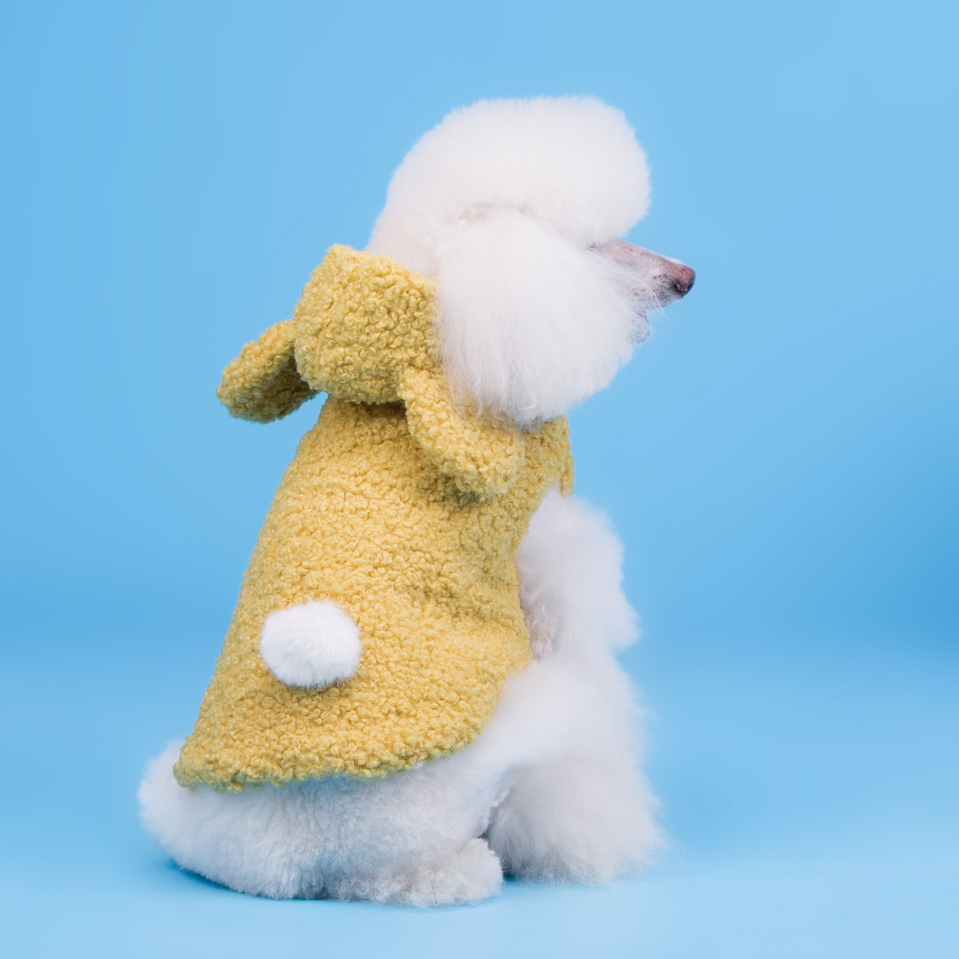 KFX-3268669 Stylish Two-Legged Cotton Dress for Dogs - Available in Gray, Yellow, Pink