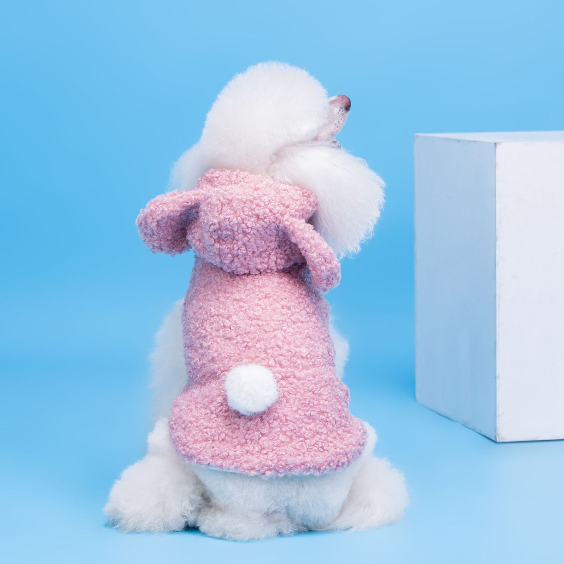 KFX-3268669 Stylish Two-Legged Cotton Dress for Dogs - Available in Gray, Yellow, Pink