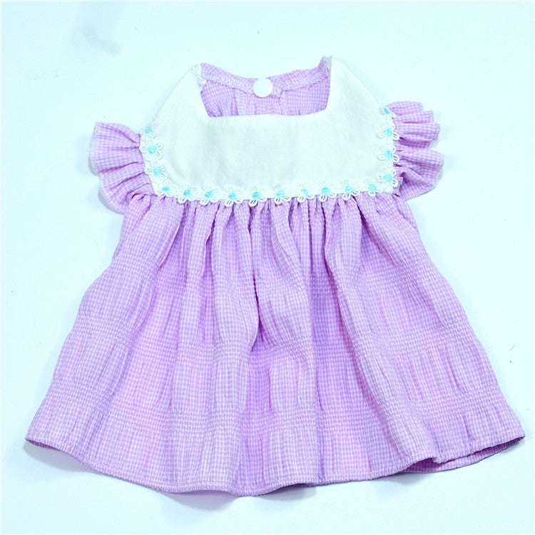 KFX-3272637 Purple Spring and Summer Skirt for Dogs and Cats - Sizes S to XXL