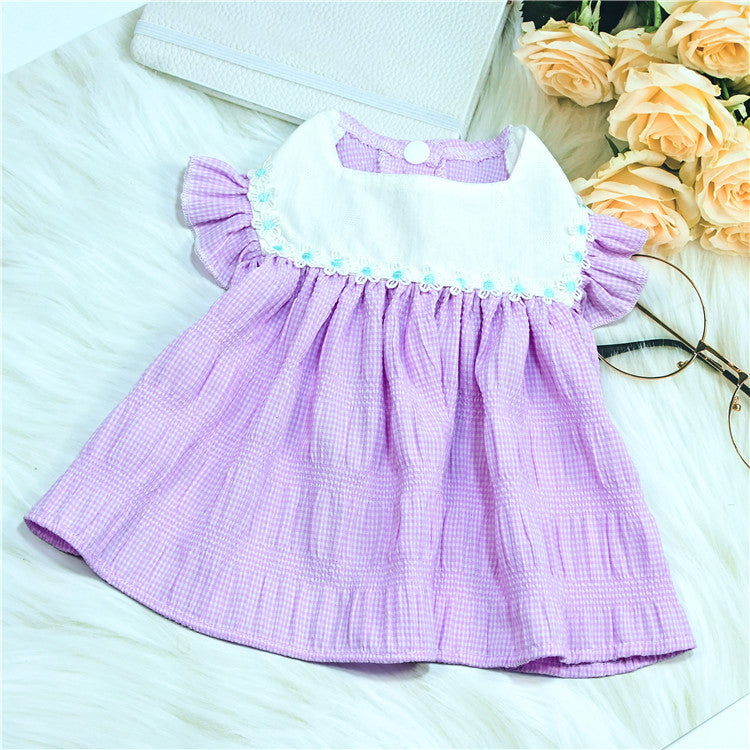 KFX-3272637 Purple Spring and Summer Skirt for Dogs and Cats - Sizes S to XXL