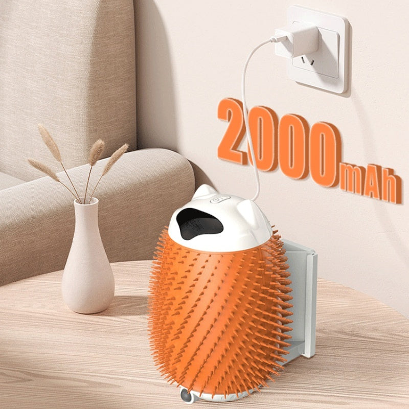 KFX-3273533 Automatic Pet Hair Brush and Massager for Cats - Intelligent Sensor Scratcher Toy