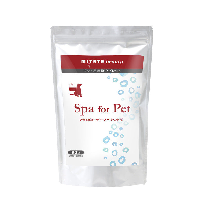 KFX-3273917 Pet Spa Carbonated Tablets for Dogs and Cats - Fur Repair, Cleaning, and Mite Control