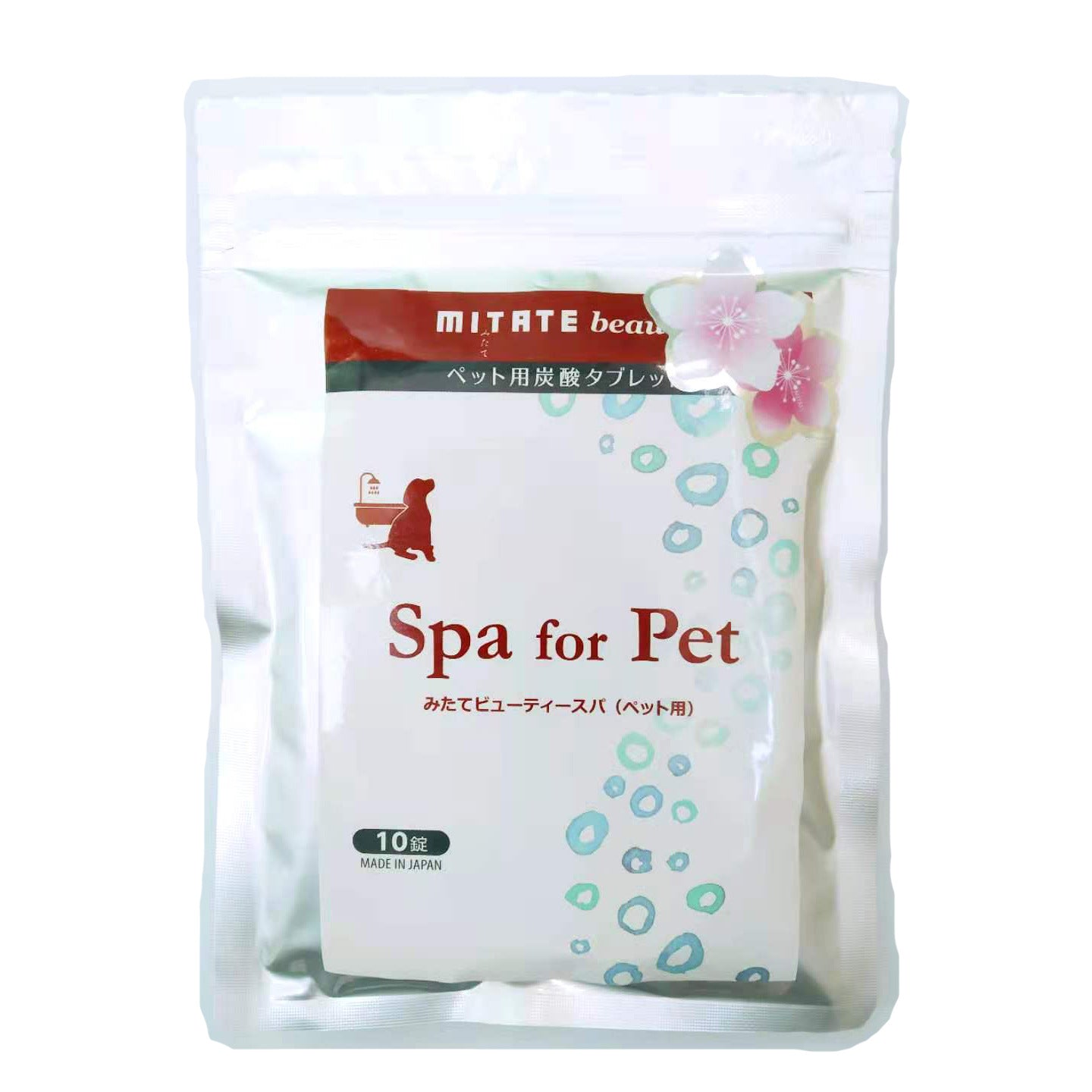 KFX-3273917 Pet Spa Carbonated Tablets for Dogs and Cats - Fur Repair, Cleaning, and Mite Control