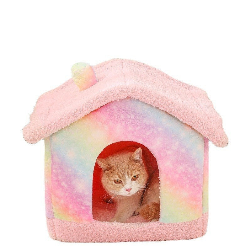 KFX-3276093 Cozy Removable Soft Dog Kennel - Easy Assembly with Washable Cover in Various Colors