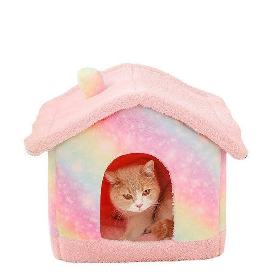 KFX-3276093 Cozy Removable Soft Dog Kennel - Easy Assembly with Washable Cover in Various Colors