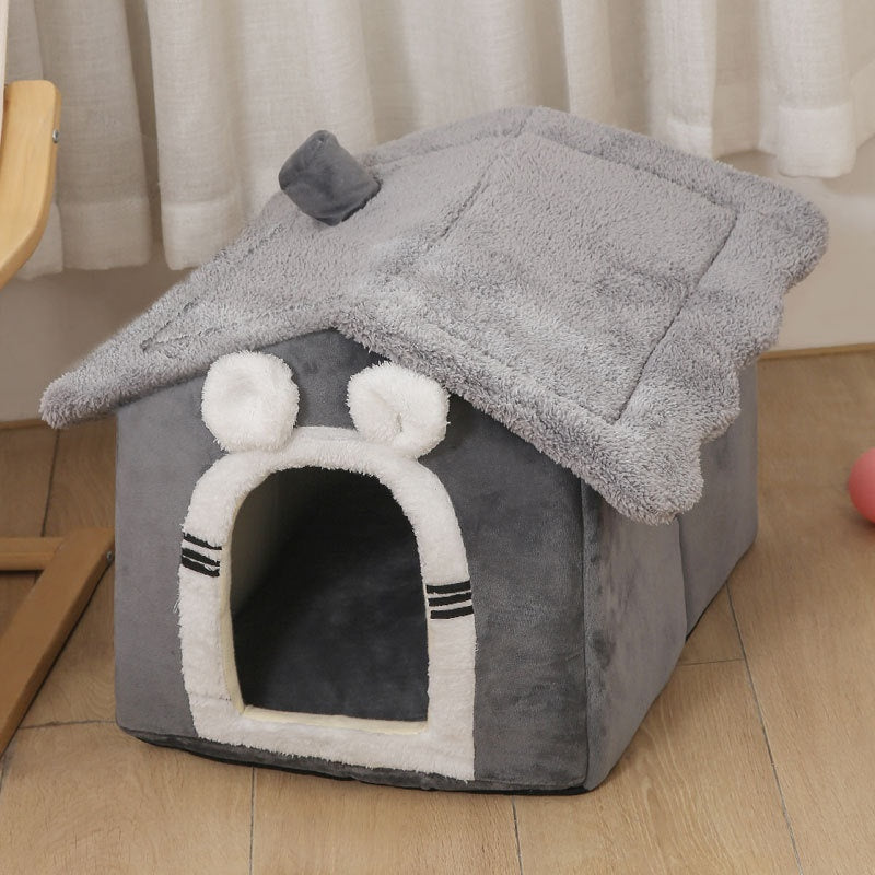 KFX-3276093 Cozy Removable Soft Dog Kennel - Easy Assembly with Washable Cover in Various Colors