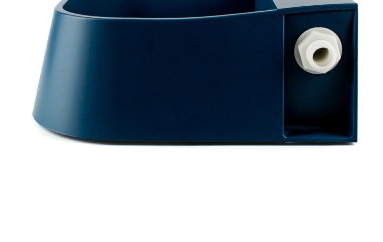 KFX-3277885 Automatic Pet Water Dispenser with Floating Ball Valve, 2L Capacity, Dark Blue ABS Design