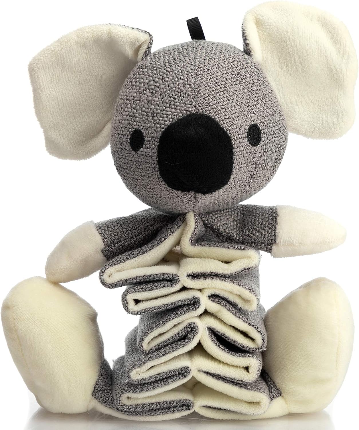 KFX-3279293 Squeaky Plush Koala Toy with Crinkle Paper for Dogs - Durable, Chew-Resistant, Ideal for Small to Large Breeds