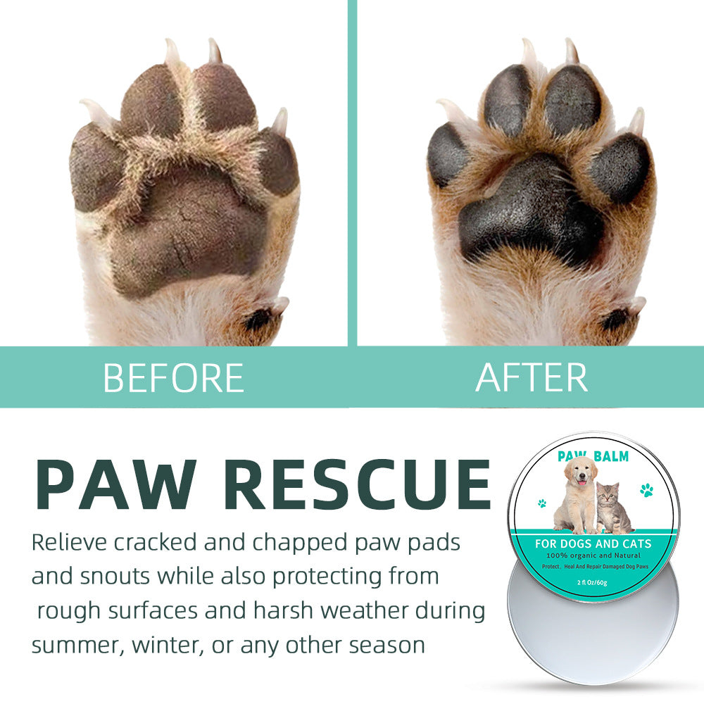 KFX-3279677 Nourishing Pet Claw Care Cream for Dogs and Cats - 60g Balm for Healthy Paws