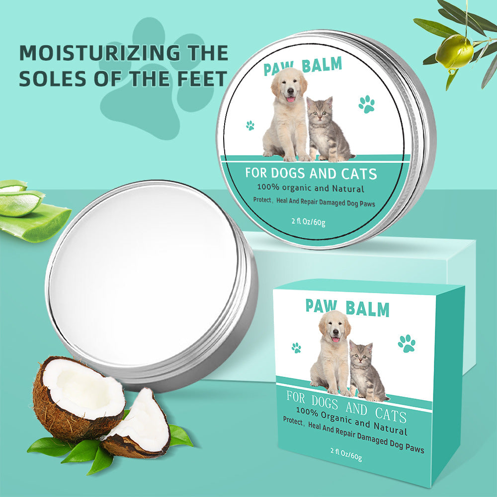 KFX-3279677 Nourishing Pet Claw Care Cream for Dogs and Cats - 60g Balm for Healthy Paws