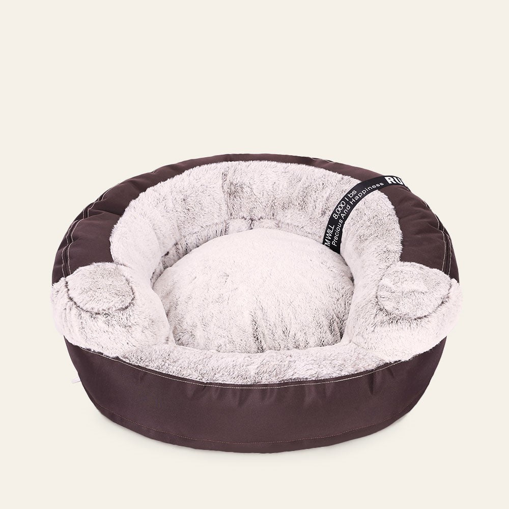KFX-3281853 Cozy Deep Sleep Bed for Small to Medium Dogs - S: 50x50x20 cm, M: 70x70x25 cm