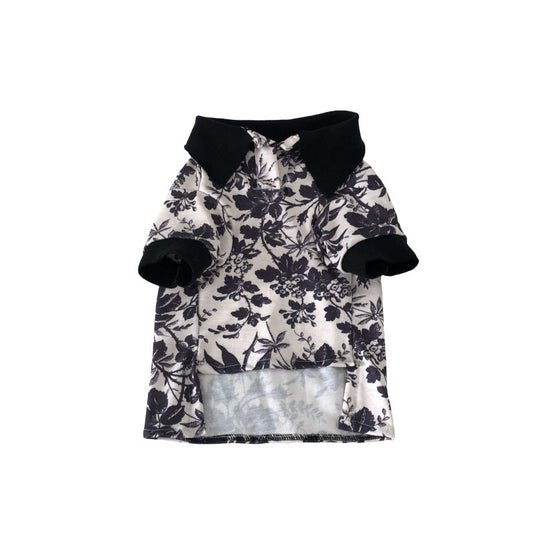 KFX-3282365 Leaf Design Denim Shirt for Dogs - Available in Multiple Sizes
