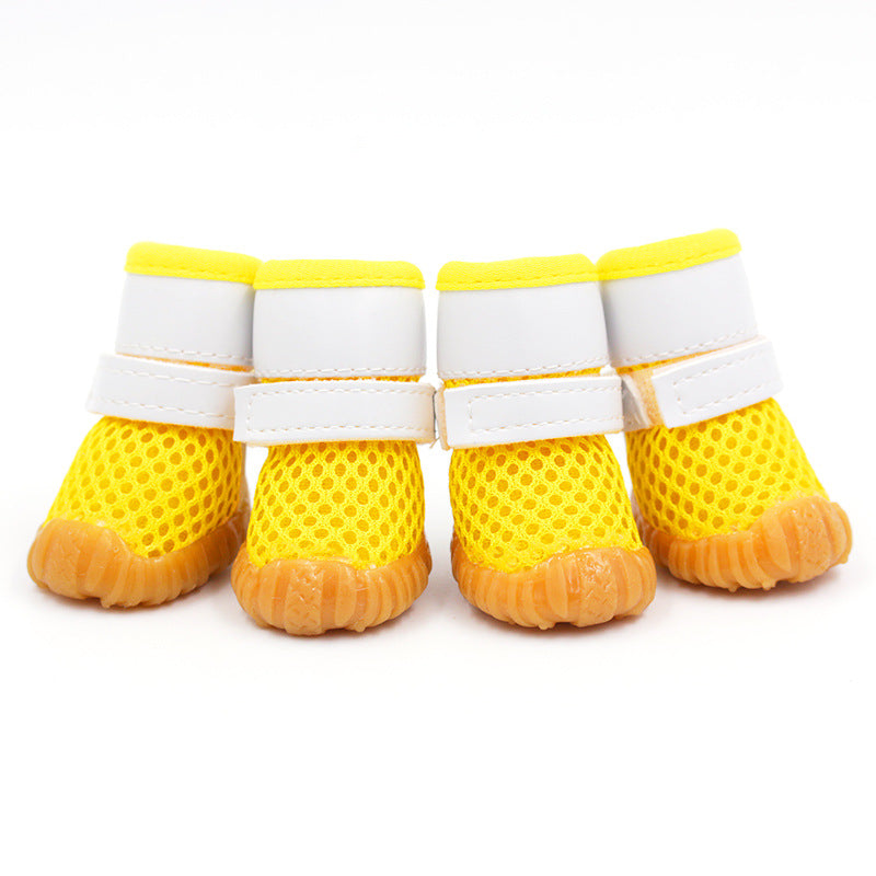 KFX-3284413 Breathable Sports Mesh Dog Shoes - Waterproof, Warm, Multi-Color Options