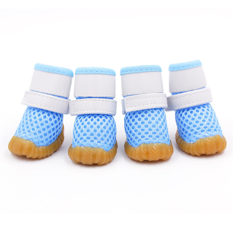 KFX-3284413 Breathable Sports Mesh Dog Shoes - Waterproof, Warm, Multi-Color Options