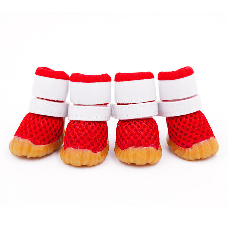 KFX-3284413 Breathable Sports Mesh Dog Shoes - Waterproof, Warm, Multi-Color Options