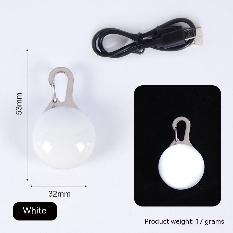 KFX-3285053 Rechargeable LED Night Travel Anti-Lost Warning Light Pendant in Multiple Colors