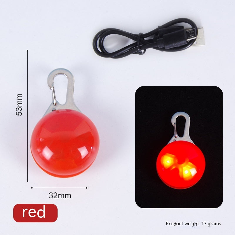 KFX-3285053 Rechargeable LED Night Travel Anti-Lost Warning Light Pendant in Multiple Colors