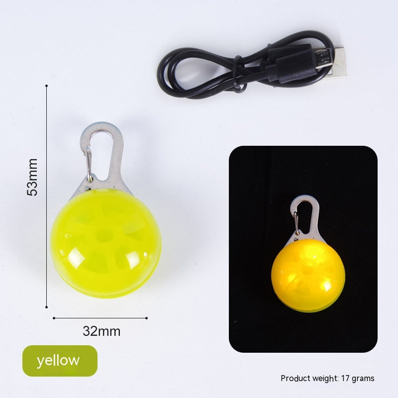 KFX-3285053 Rechargeable LED Night Travel Anti-Lost Warning Light Pendant in Multiple Colors