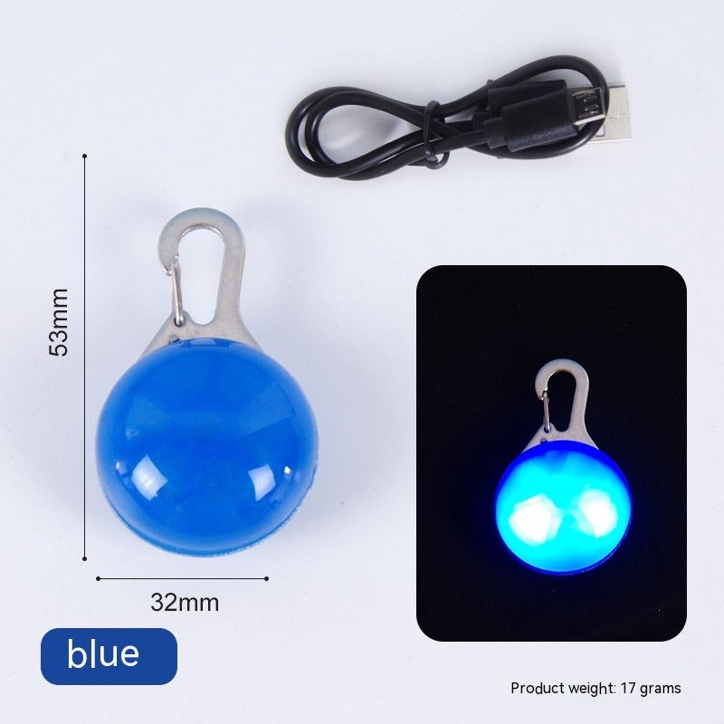KFX-3285053 Rechargeable LED Night Travel Anti-Lost Warning Light Pendant in Multiple Colors
