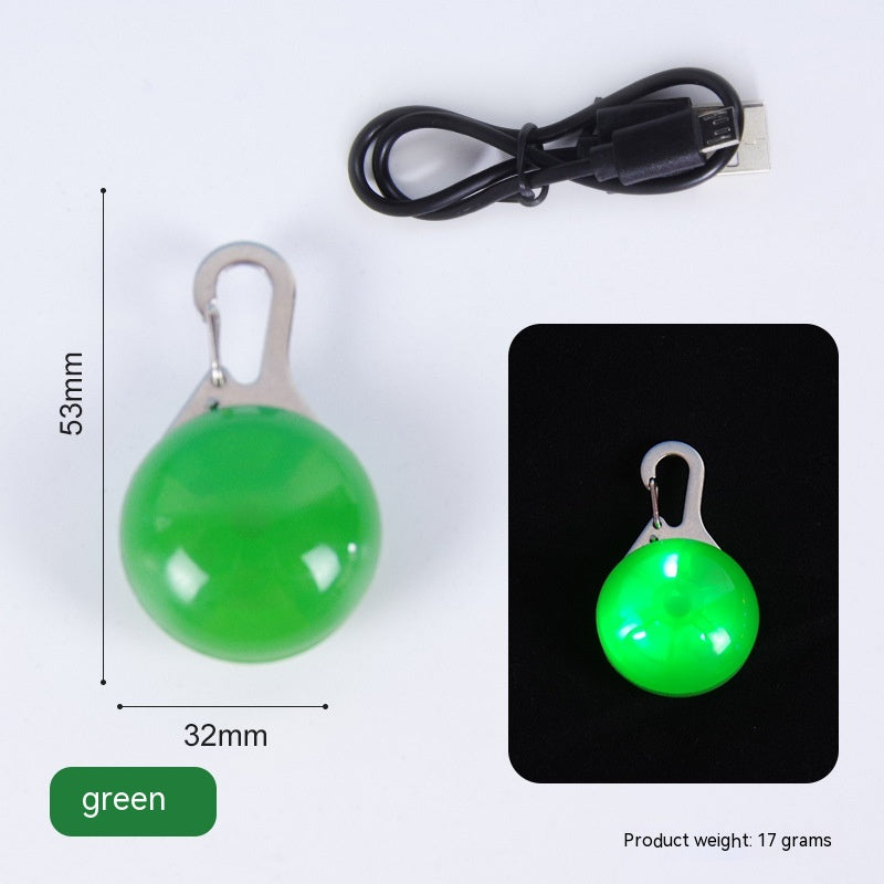 KFX-3285053 Rechargeable LED Night Travel Anti-Lost Warning Light Pendant in Multiple Colors