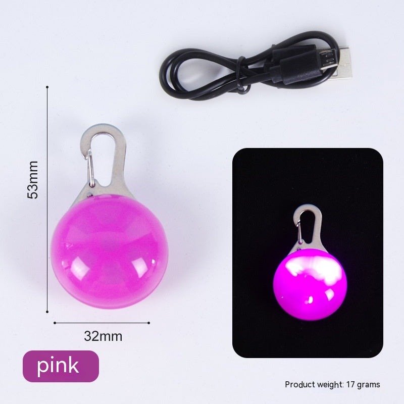 KFX-3285053 Rechargeable LED Night Travel Anti-Lost Warning Light Pendant in Multiple Colors