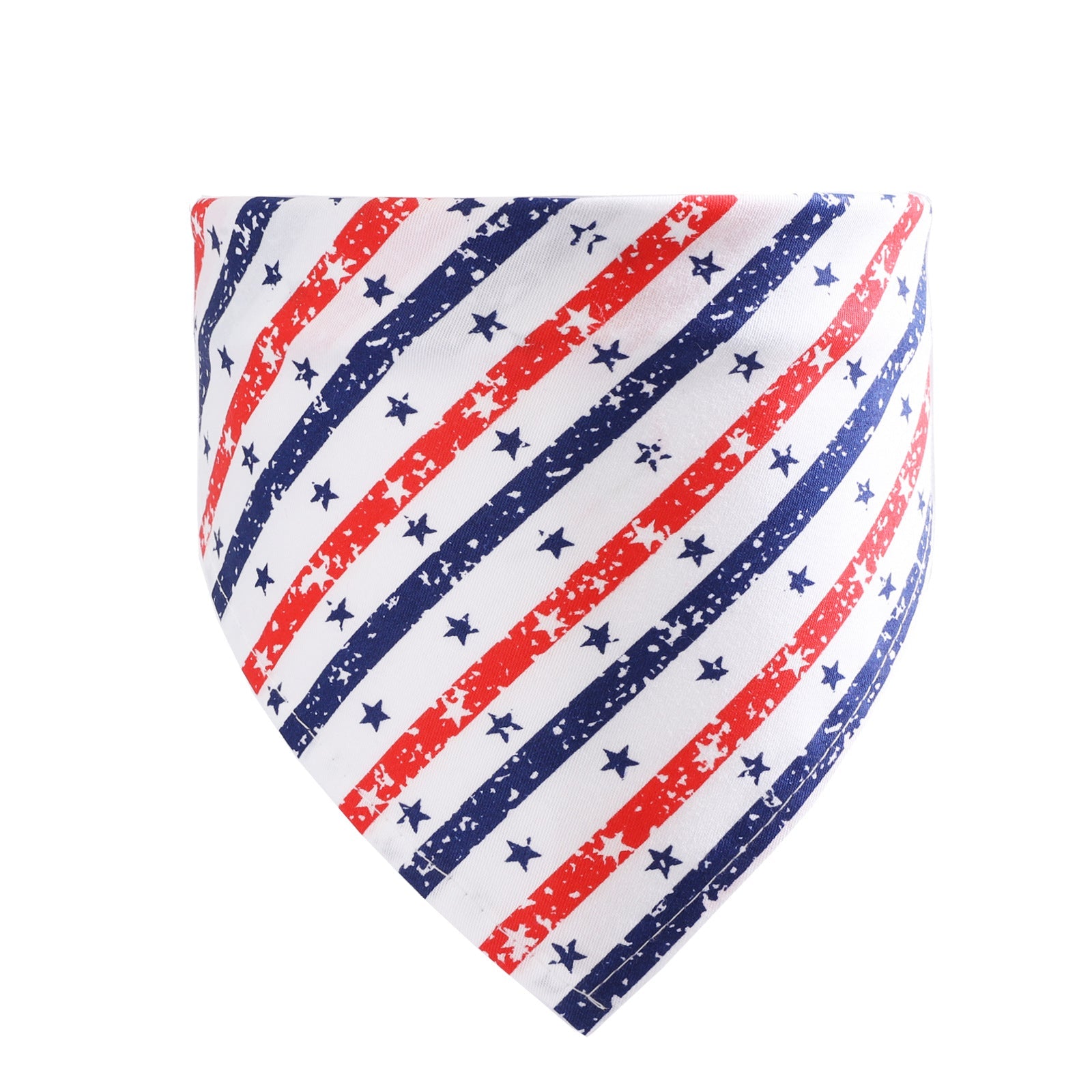 KFX-3285181 Pet Cotton Triangle Scarf for Cats and Dogs - Adjustable Saliva Towel for Year-Round Use, 43x63cm