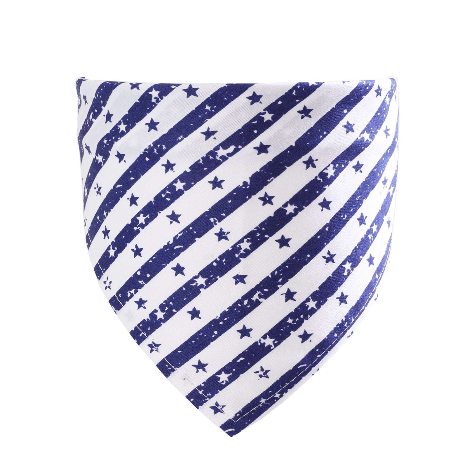 KFX-3285181 Pet Cotton Triangle Scarf for Cats and Dogs - Adjustable Saliva Towel for Year-Round Use, 43x63cm