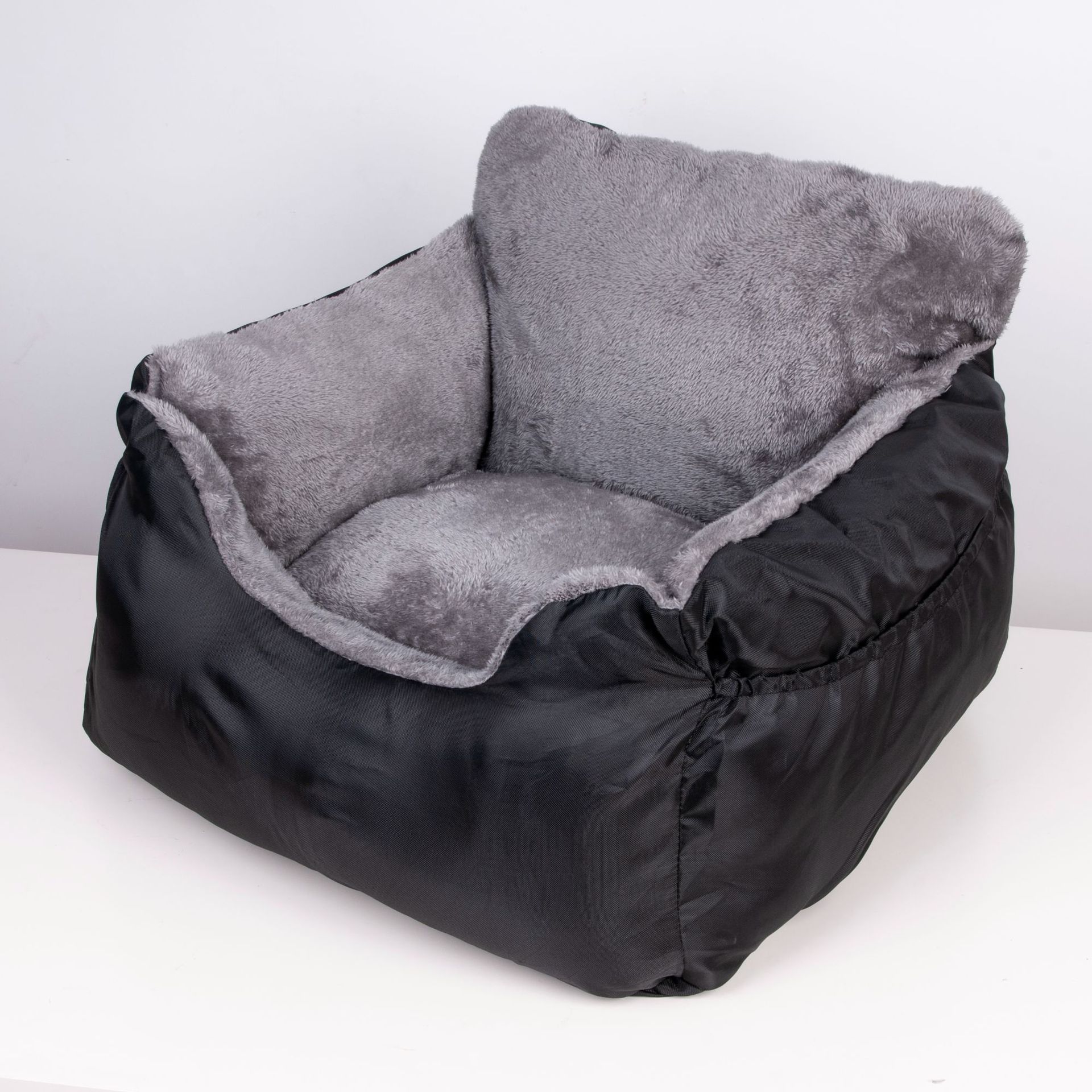 KFX-3287613 Automobile Cushion Pet Bed for Dogs - Soft Cloth Seat Cover, 55x50x35cm, Available in Multiple Colors