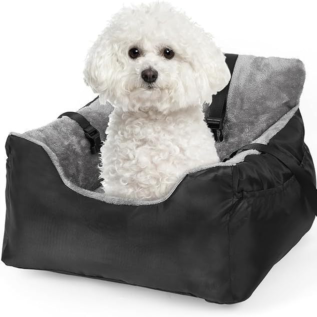 KFX-3287613 Automobile Cushion Pet Bed for Dogs - Soft Cloth Seat Cover, 55x50x35cm, Available in Multiple Colors