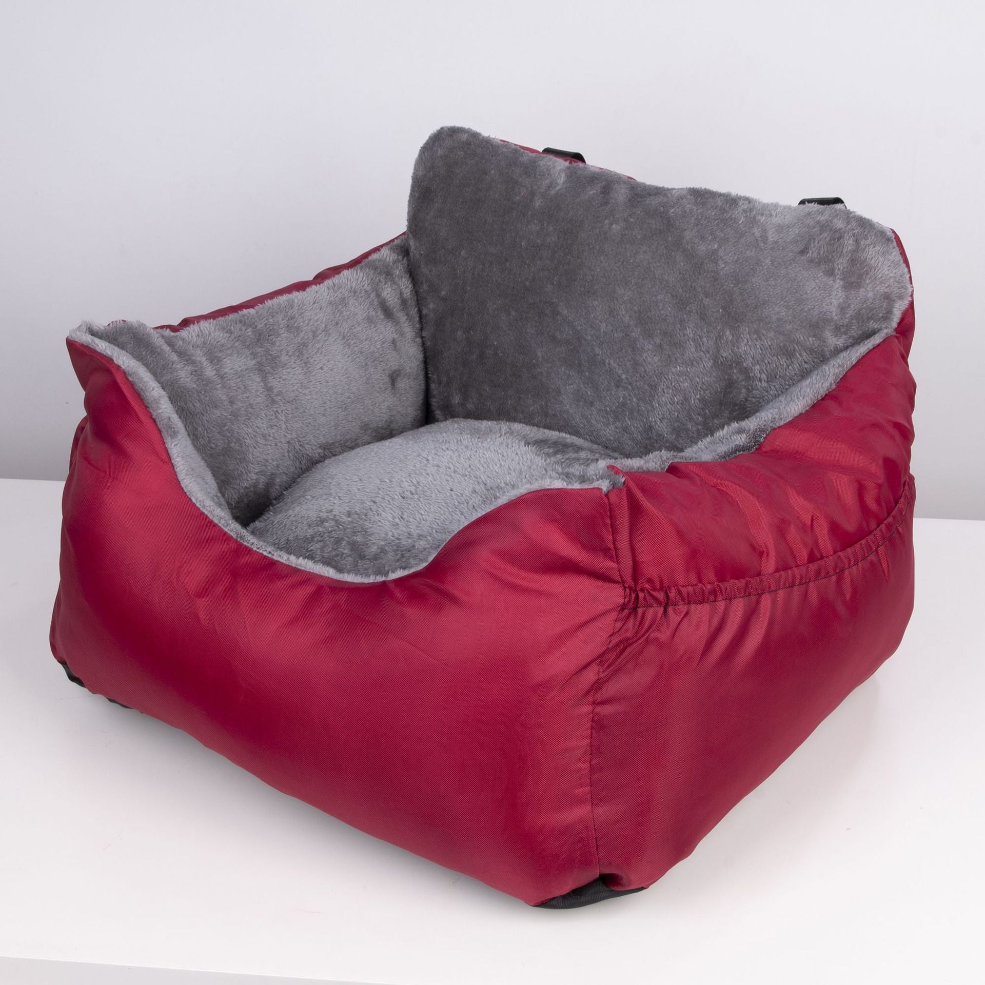 KFX-3287613 Automobile Cushion Pet Bed for Dogs - Soft Cloth Seat Cover, 55x50x35cm, Available in Multiple Colors