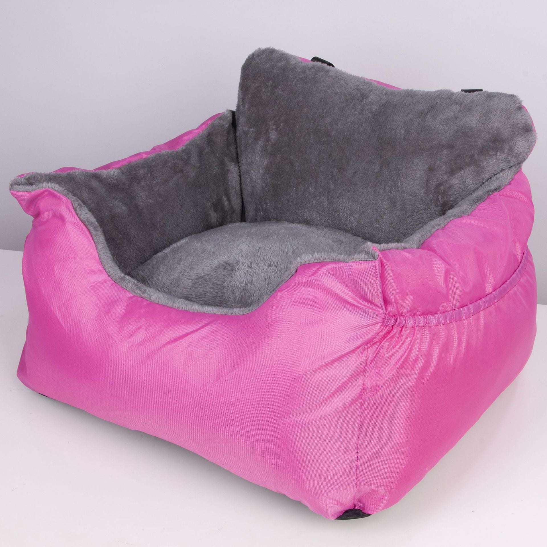 KFX-3287613 Automobile Cushion Pet Bed for Dogs - Soft Cloth Seat Cover, 55x50x35cm, Available in Multiple Colors