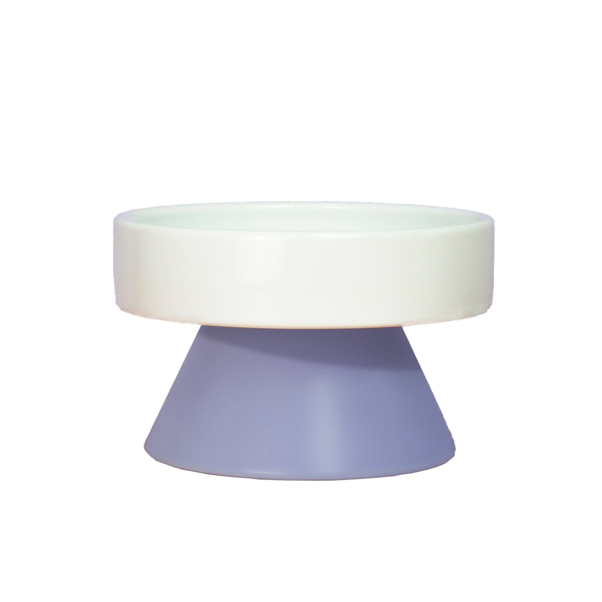 KFX-3287741 Ceramic Elevated Cat Water Bowl with Wide Mouth Design