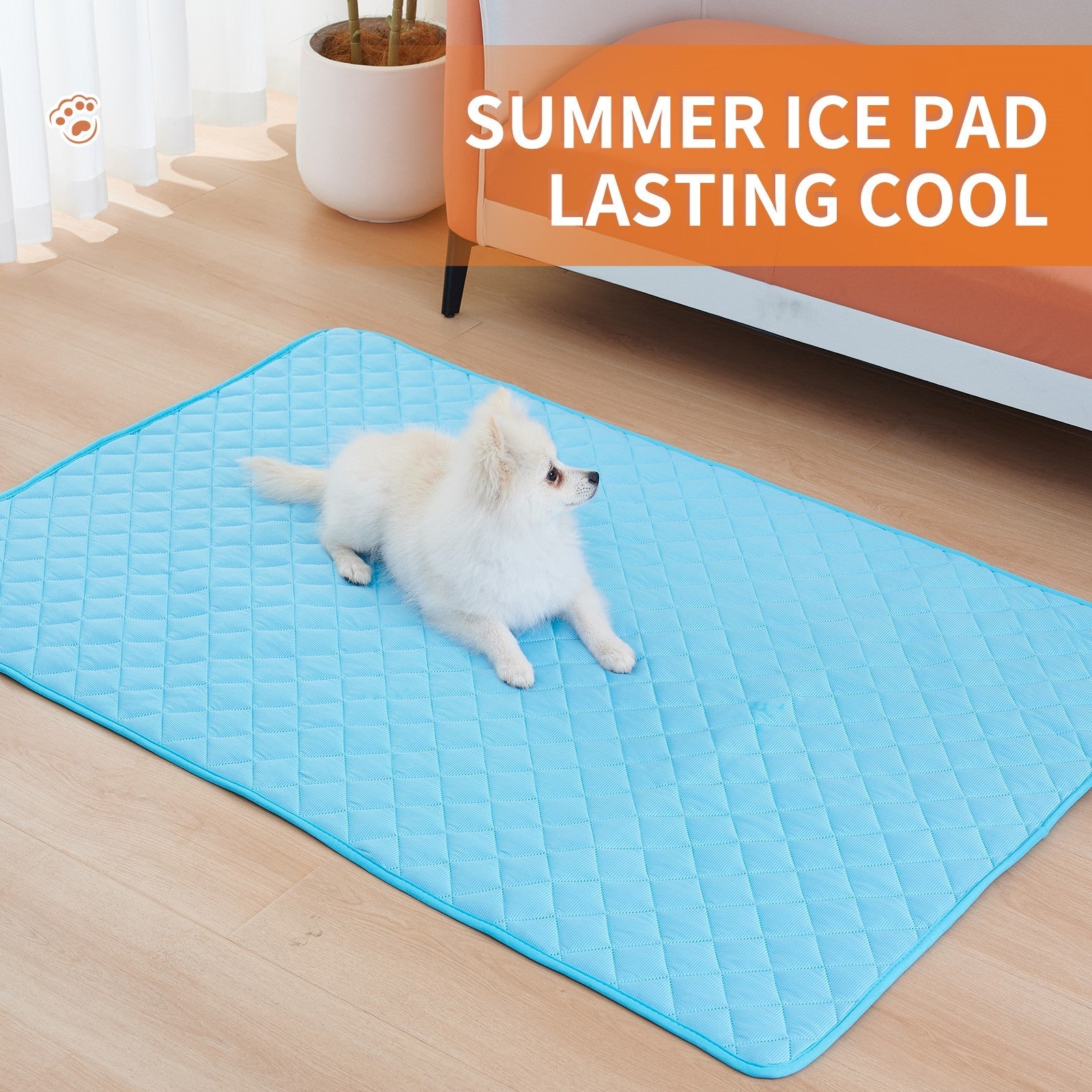 KFX-3290813 Cooling Pet Mat and Sleeping Pad for Dogs and Cats, Waterproof Self-Cooling Design