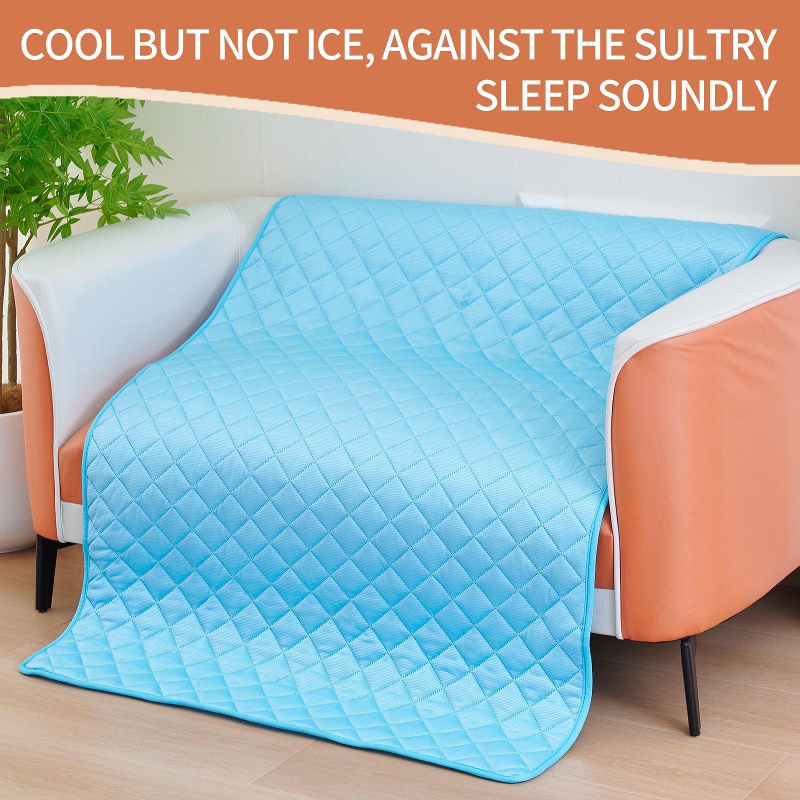 KFX-3290813 Cooling Pet Mat and Sleeping Pad for Dogs and Cats, Waterproof Self-Cooling Design