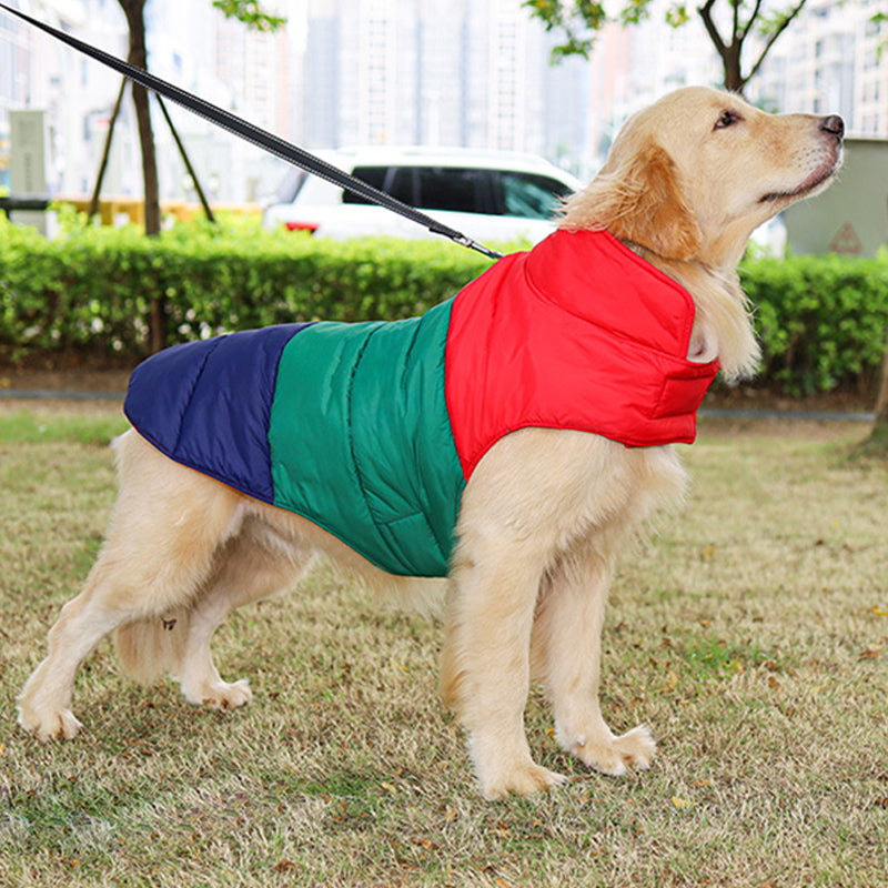 KFX-3292989 Water-Repellent Down Jacket for Pets - Warm & Cozy Autumn/Winter Wear