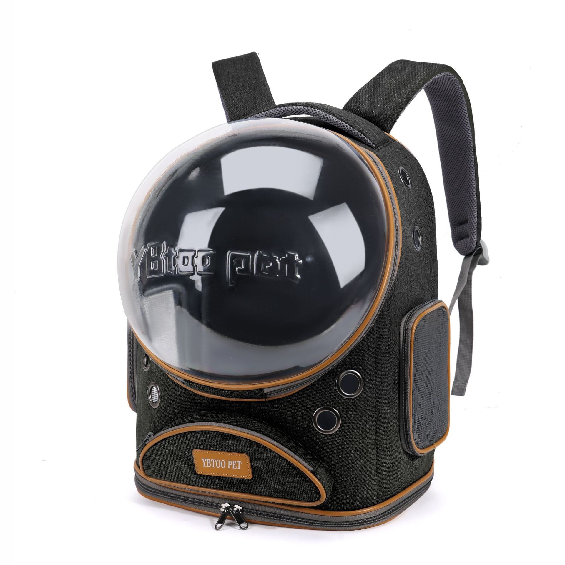 KFX-3295549 Transparent Large Capacity Portable Pet Backpack for Cats and Small Pets