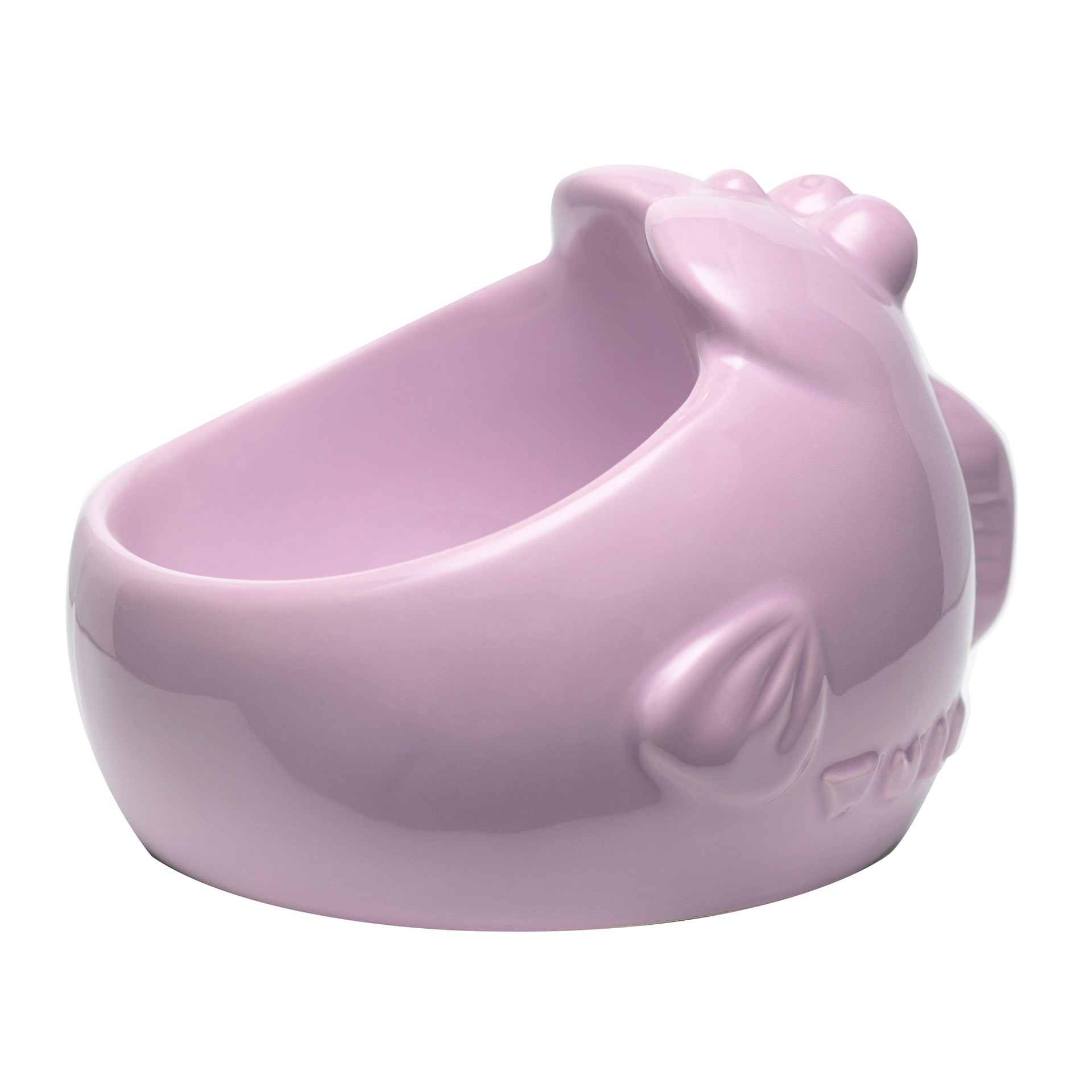 KFX-3299261 Cute Bunny and Octopus Ceramic Pet Bowls - Pink, Blue, Teal Green, Purple Options