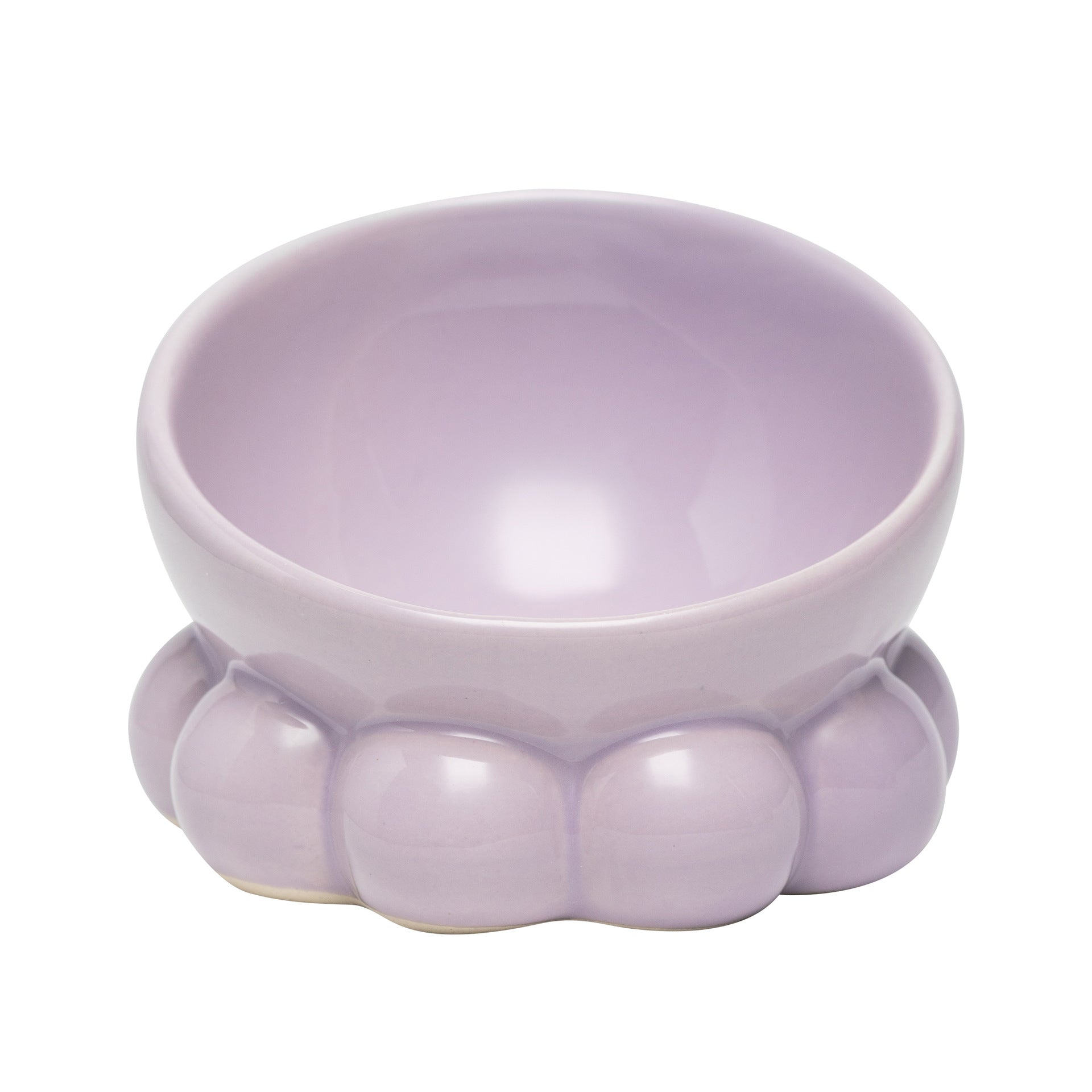 KFX-3299261 Cute Bunny and Octopus Ceramic Pet Bowls - Pink, Blue, Teal Green, Purple Options